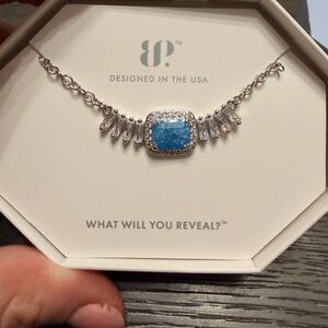 Stunning Blue and Silver Necklace